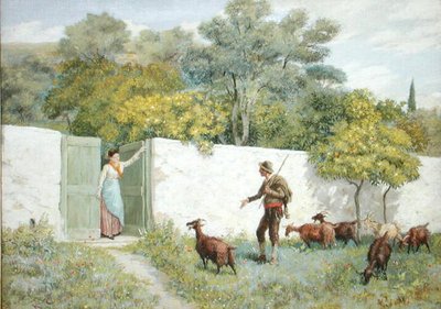 モントーンの風景 - The Goatherd 作： Randolph Caldecott