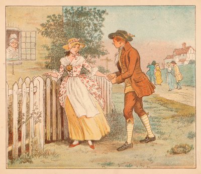 ...途中途中に居眠りしていた人、c1885、1934年。 作： Randolph Caldecott
