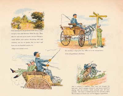 ドッグカートの奇妙な冒険、1888、1946 作： Randolph Caldecott