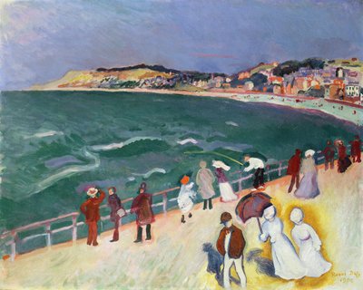 桟橋のプロムナード 作： Raoul Dufy
