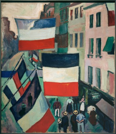 フラッグ通り 作： Raoul Dufy