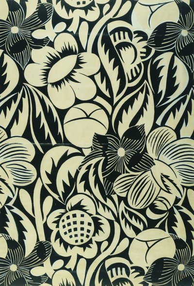 黒と白の花; Les Fleurs Noires et Blanches 作： Raoul Dufy