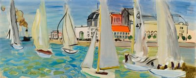 ル・アーヴルのボート 作： Raoul Dufy