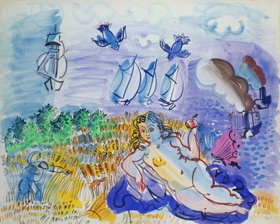 海辺のセレス 作： Raoul Dufy