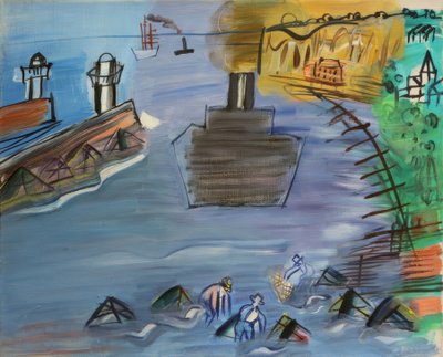 黒い貨物 作： Raoul Dufy