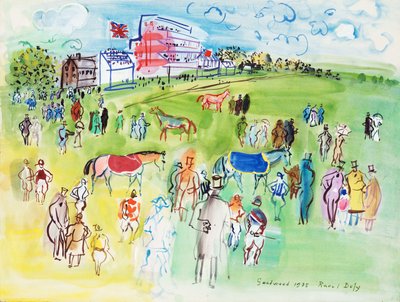 グッドウッド競馬場 作： Raoul Dufy