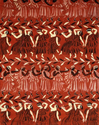 ギリシャの行列（La Procession Grecque 作： Raoul Dufy