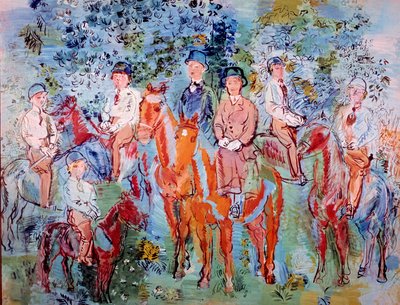 森の中の騎馬民族 作： Raoul Dufy