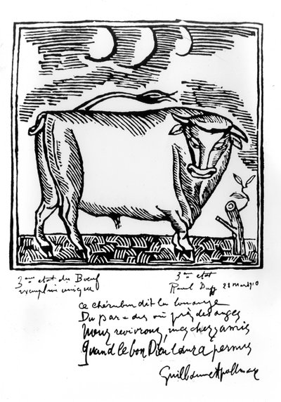 ギョーム・アポリネール「獣姦」より挿絵 作： Raoul Dufy