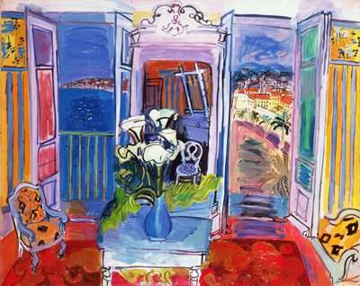 オープンウィンドウのインテリア 作： Raoul Dufy