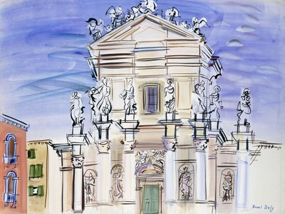 ヴェネツィア、イエズス会教会 作： Raoul Dufy