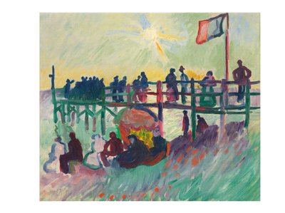 エスタケード・オ・アーヴル 1905-06年頃 油彩・カンヴァス 作： Raoul Dufy
