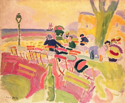レスタク（キャンバスに油彩） 作： Raoul Dufy