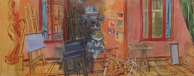 ラ・フリリューズ、ペルピニャンのスタジオ 作： Raoul Dufy