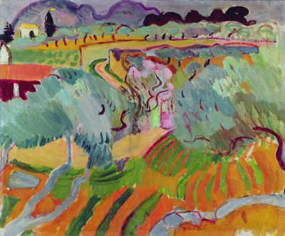 プロヴァンスの風景 作： Raoul Dufy