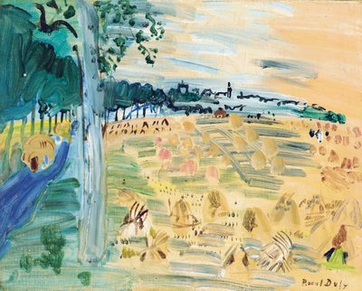 ラングレ 1935年頃（キャンバスに油彩） 作： Raoul Dufy