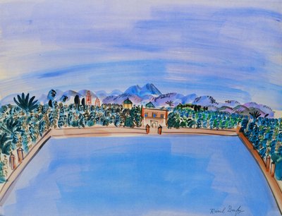 ル・バッサン、メナラ・ガーデンズ、マラケシュ 作： Raoul Dufy