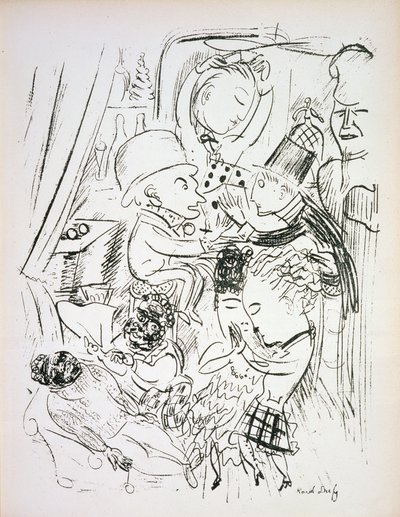何もしない酒場, ダリウス・ミヨー 器楽曲 作： Raoul Dufy