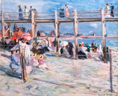 マリー・クリスティーヌの浴場（ステ・アドレス 作： Raoul Dufy