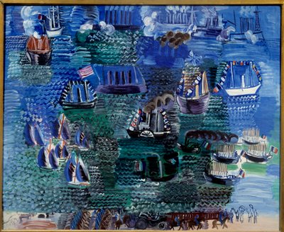 海上の饗宴とル・アーヴル公式訪問 作： Raoul Dufy
