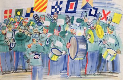 ル・アーヴルの税関での音楽 作： Raoul Dufy