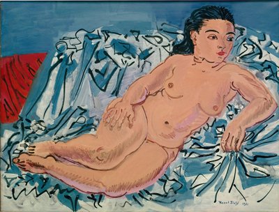 裸の女（キャンバスに油彩 作： Raoul Dufy
