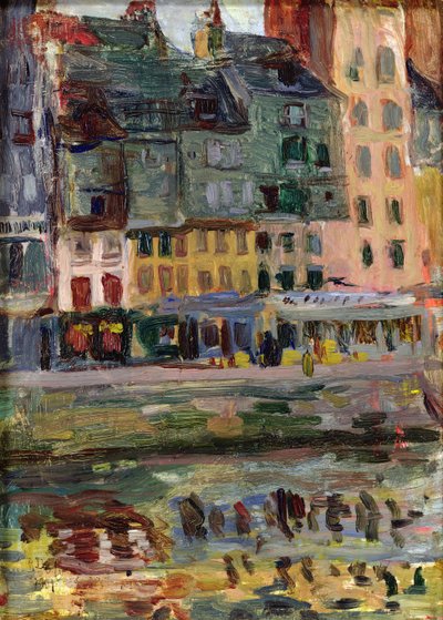 ル・アーヴル港の古い家並み 作： Raoul Dufy