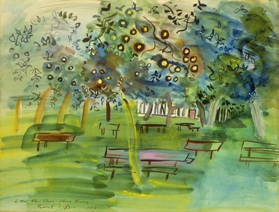 ノルマンディーの果樹園（Verger en Normandie 作： Raoul Dufy