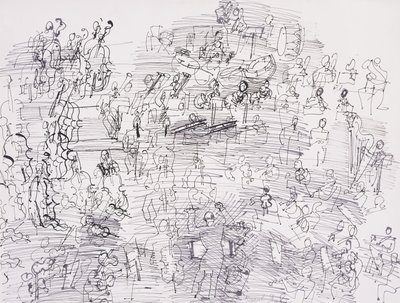オーケストラ 作： Raoul Dufy