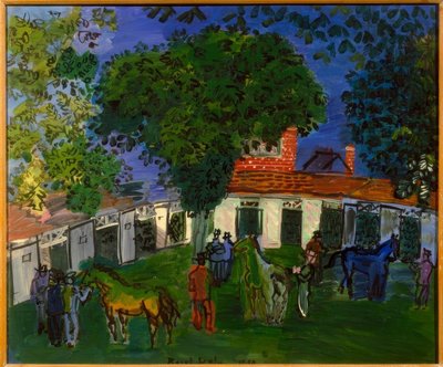 パドック 作： Raoul Dufy