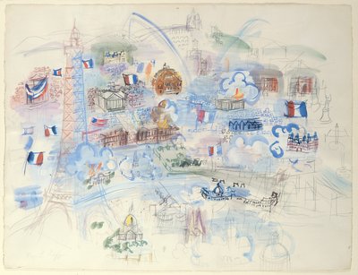 パリ 作： Raoul Dufy