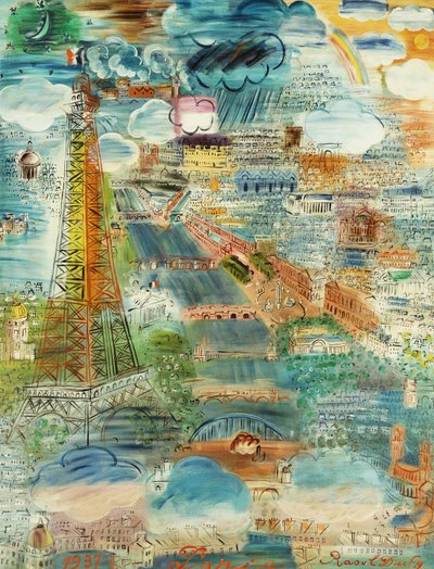 パリ 作： Raoul Dufy