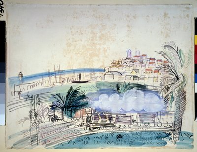 アンティーブ鉄道 作： Raoul Dufy