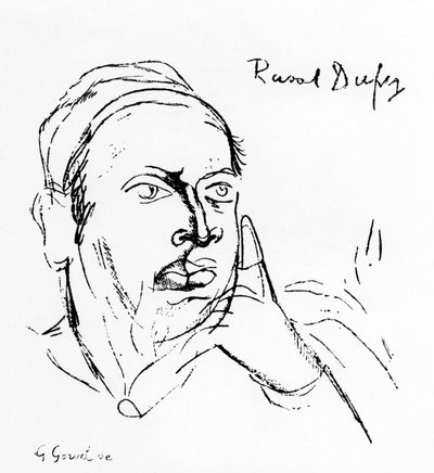 レミー・ド・グルモン（リトグラフ） 作： Raoul Dufy