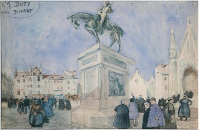 ファレーズの広場 作： Raoul Dufy