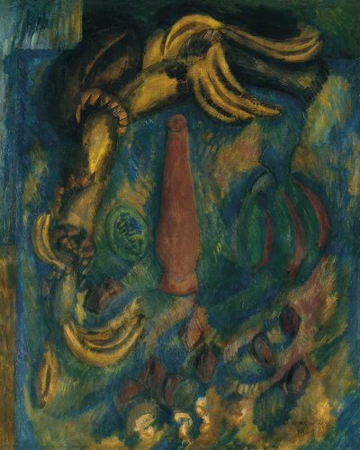 バナナのある静物 作： Raoul Dufy