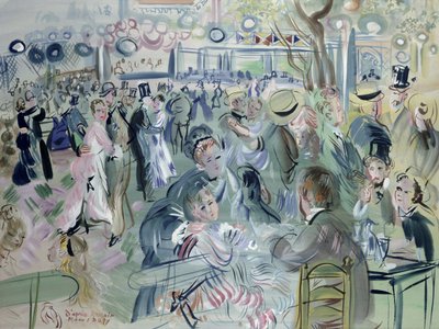 ムーラン・ド・ラ・ガレット 作： Raoul Dufy