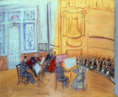 オーケストラ 作： Raoul Dufy