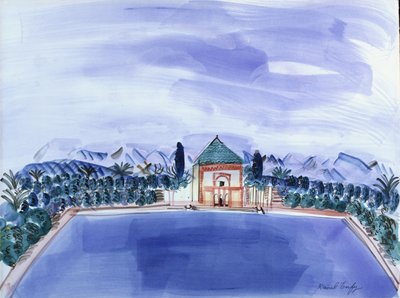 メナラのプール 作： Raoul Dufy