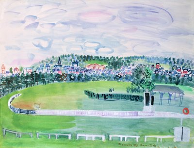 ドーヴィルの競馬場 作： Raoul Dufy