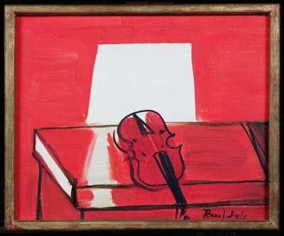 赤いヴァイオリン 作： Raoul Dufy