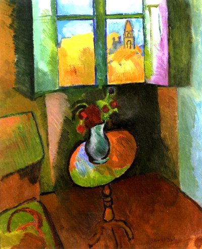 ラウンドテーブル、セギエ通り 作： Raoul Dufy