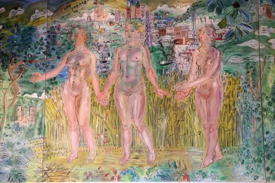 セーヌ川、パリから海へ、詳細 作： Raoul Dufy