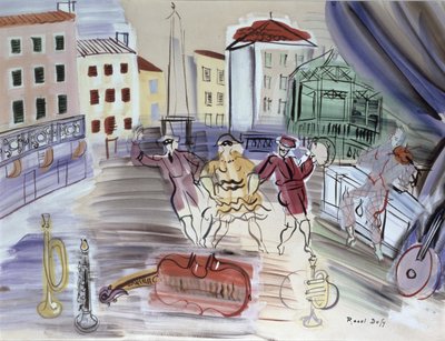 3つの仮面 作： Raoul Dufy