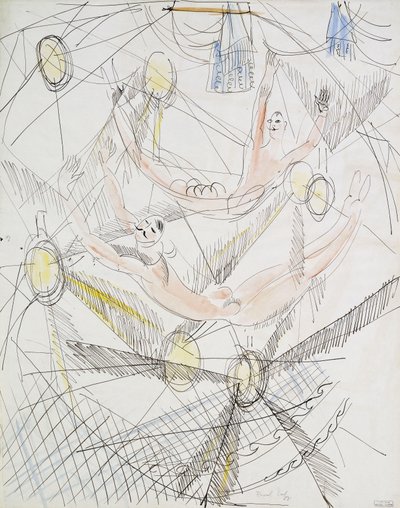 空中ブランコ（Les Trapezistes 作： Raoul Dufy