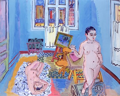 2つのモデル 作： Raoul Dufy
