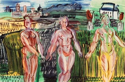 セーヌ川の水 作： Raoul Dufy