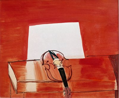 赤いヴァイオリン（キャンバスに油彩 作： Raoul Dufy
