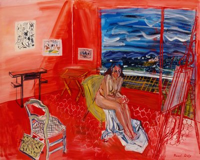 ヴァンス・ワークショップ（油彩・キャンバス） 作： Raoul Dufy