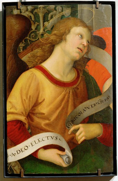 エンジェル． 作： Raphael (1483-1520)